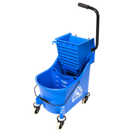 33 Lt Maxi Single Bucket With Divider + Wringer - Blue