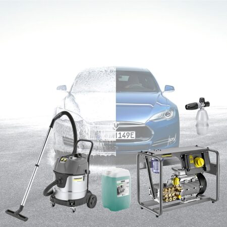 Single Phase Stationary Car Wash Package