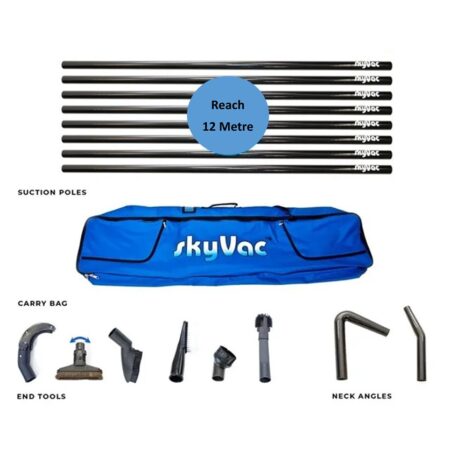 skyVac Push Fit 44 mm Pole Package