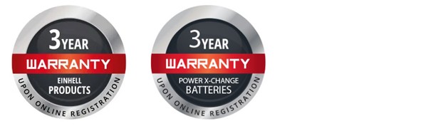 Einhell warranty 2 logo