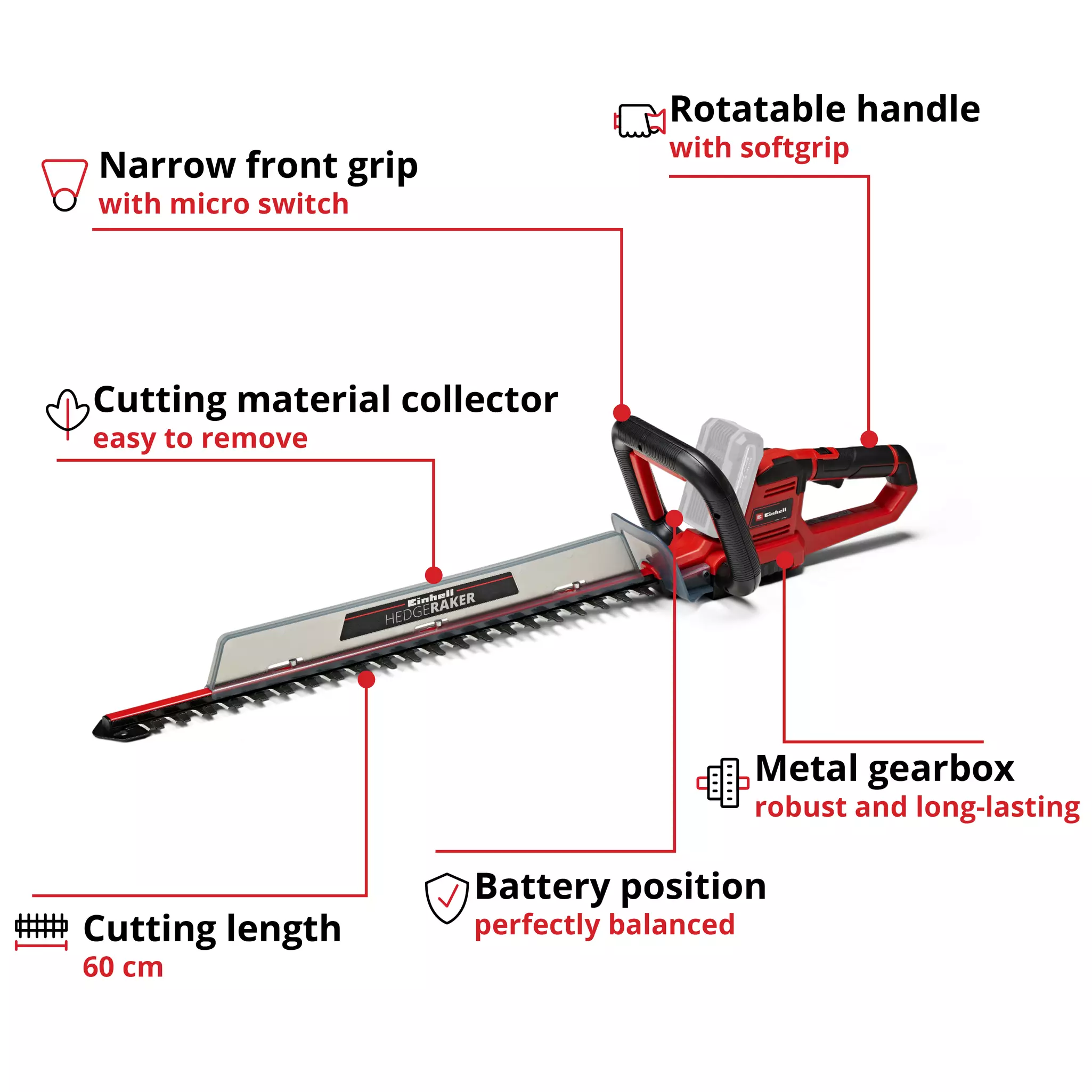 Einhell GE-CH 18_60 Li-Solo Hedge Trimmer 2 Einhell GE-CH 18_60 Li-Solo Hedge Trimmer 2
