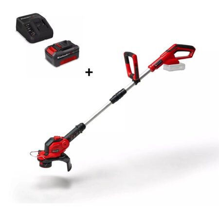 Einhell GE-CT 18/28 Li-Solo Lawn Trimmer & 4 Ah Combo