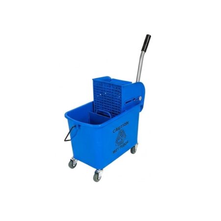 20 Lt Single Bucket With Wringer - Blue