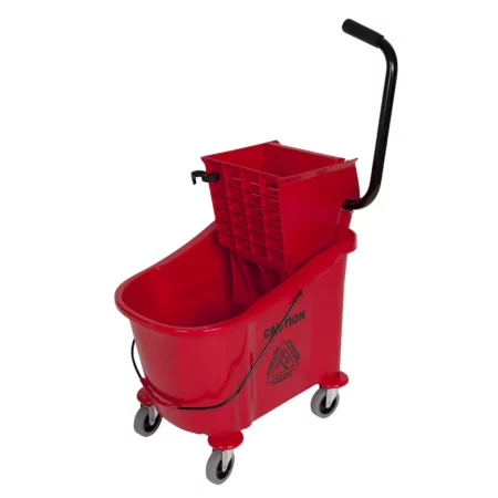 36 Lt Single Bucket With Wringer - Red